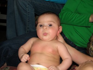 Nothing better that a chubby naked baby!